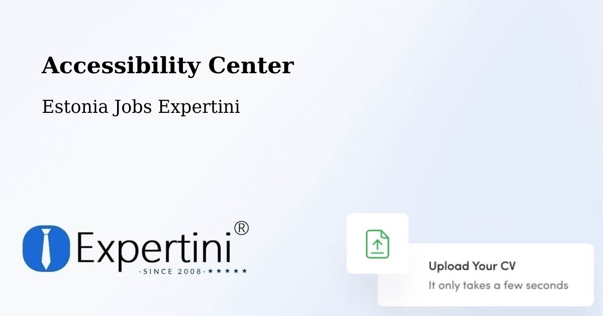 Accessibility Statement – Kehra - Estonia Jobs Expertini