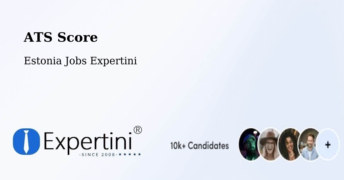 Resume ATS Score & Job Description Match Tool – Kehra - Estonia Jobs Expertini